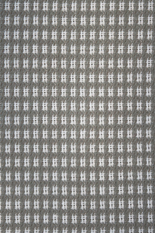 Homespun Fringed 100% Cotton Tablecloth, Gray, 70" Round