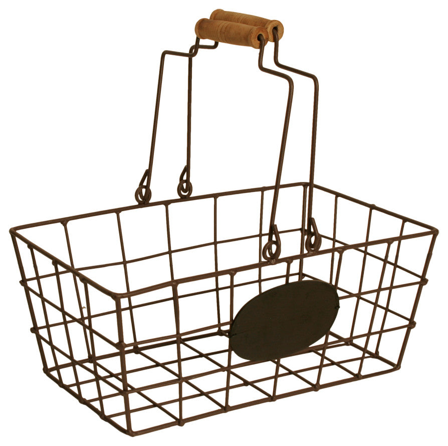 Chalkboard Wire Basket, Small