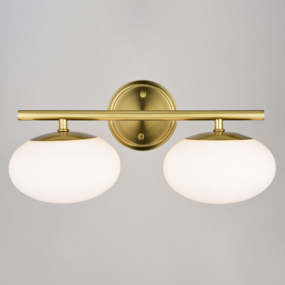 Sloane 2 Light Vanity Satin Brass