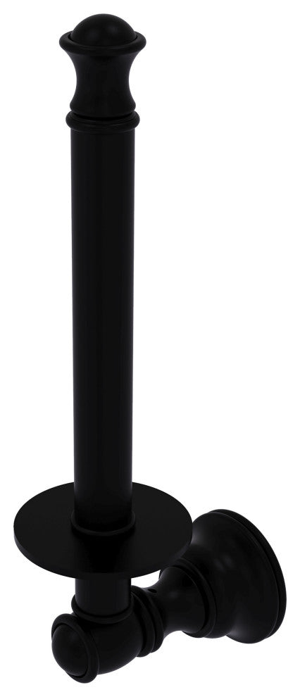 Carolina Upright Toilet Paper Holder, Matte Black