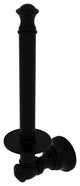 Carolina Upright Toilet Paper Holder, Matte Black