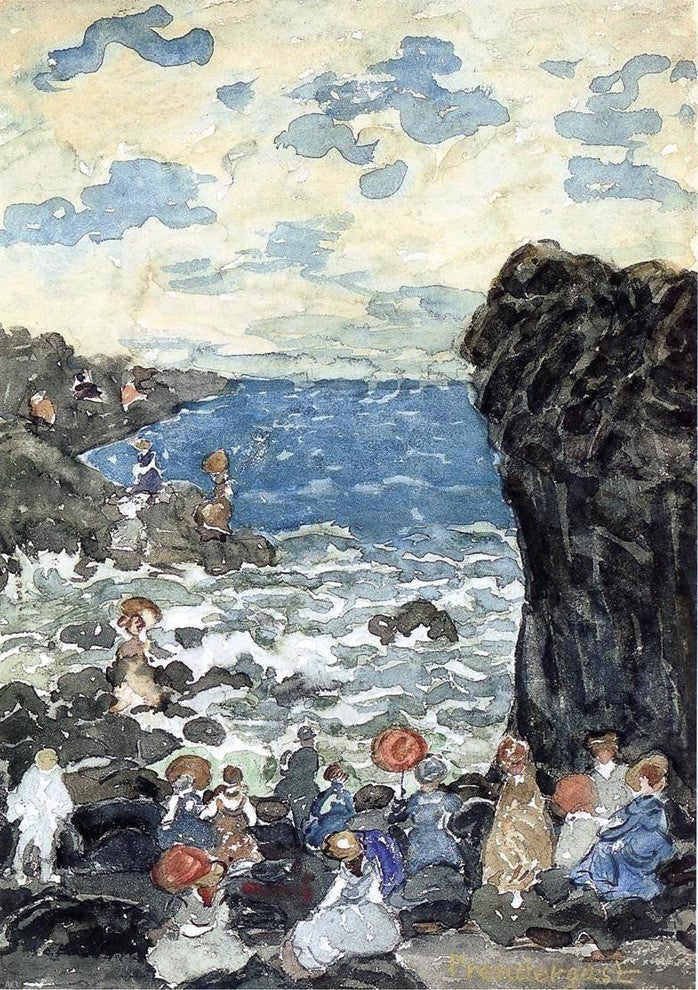 Maurice Prendergast Holiday, Headlands - 18" x 27" Premium Canvas Print