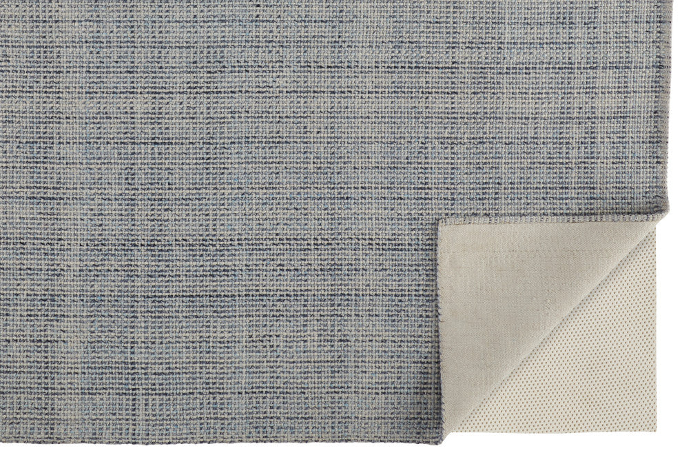 Weave & Wander Siona Space Dyed Flatweave Rug, Blue, 10' X 14'