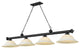 Zlite 2306-4MB-WM16 4-Light Billiard, White Mottle