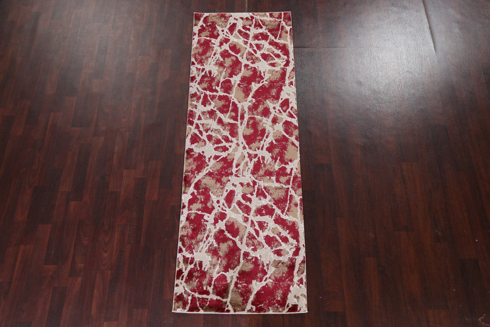 Abstract Turkish Transitional Oriental Area Rug Contemporary Carpet 3x10