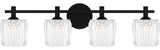 Quoizel SPD8630 Spade 4 Light 30"W Vanity Light - Matte Black