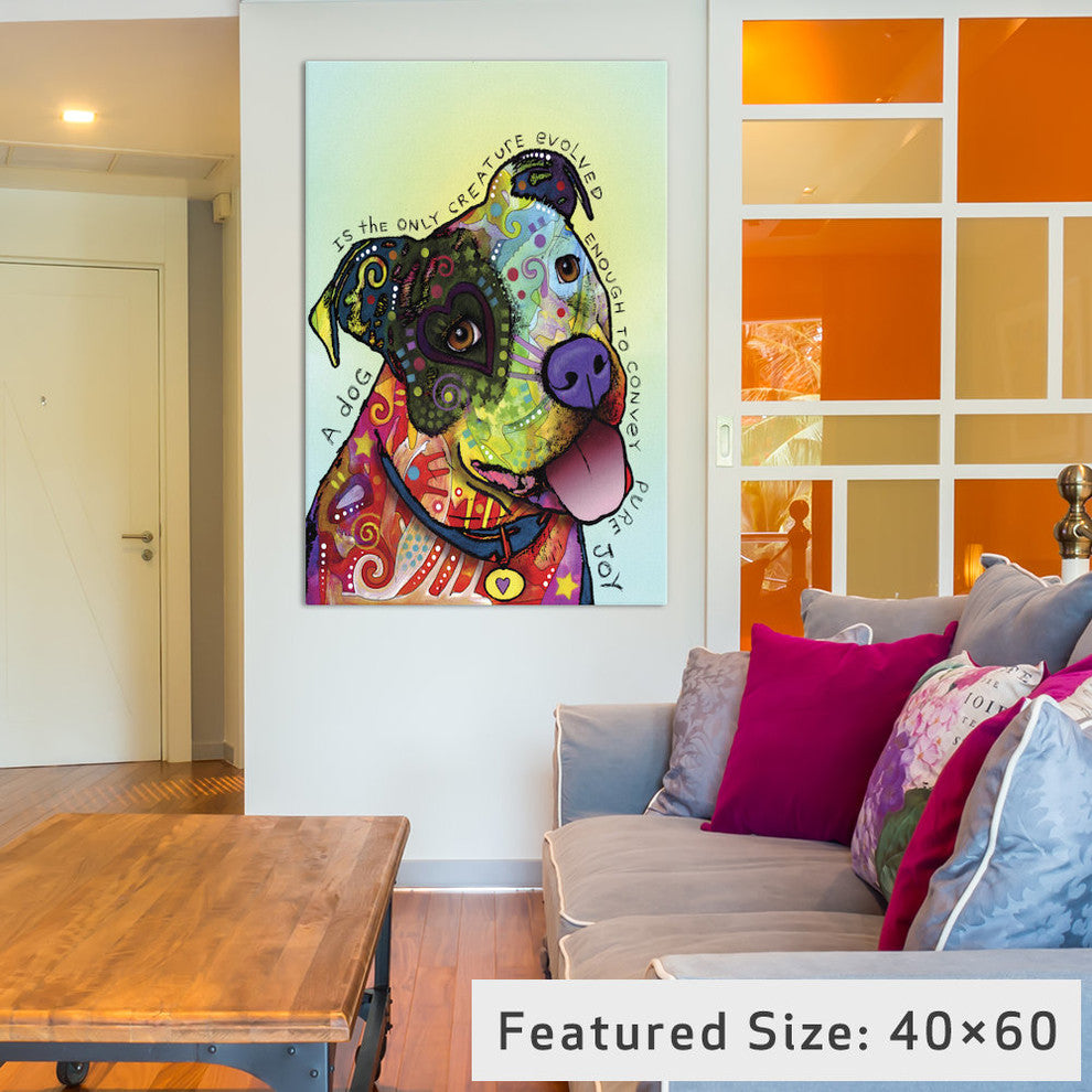 "Pure Joy" by Dean Russo, 26x18x1.5"