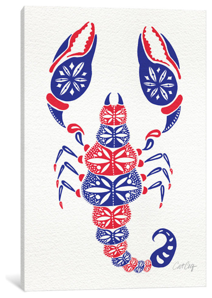 "America Scorpion Artprint" by Cat Coquillette, 40x26x1.5