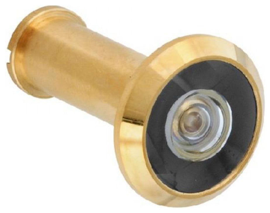 Nuk3y 220 Degree Door Viewer, Polished Brass