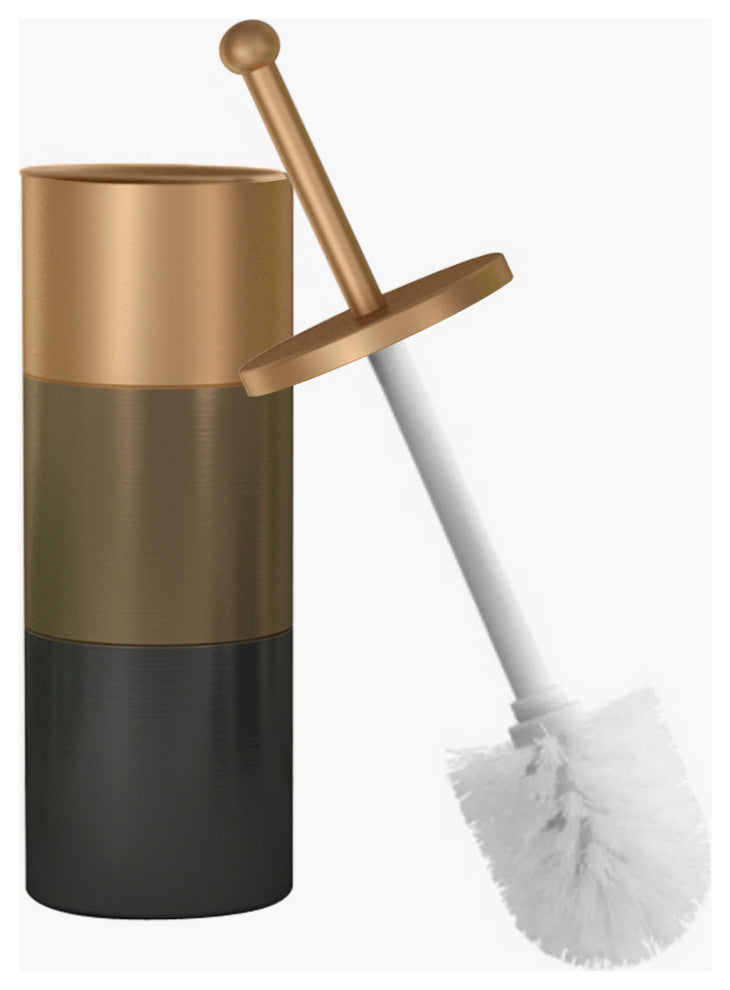 nu steel Horizon 3 Tone Copper Toilet Brush Holder