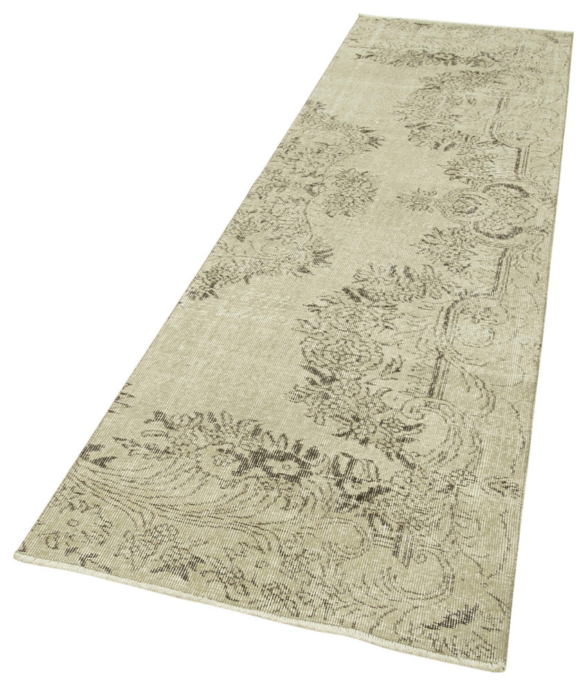 Rug N Carpet - Handmade Turkish 2' 11" x 10' 4" Unique Kitchen Runner Rug