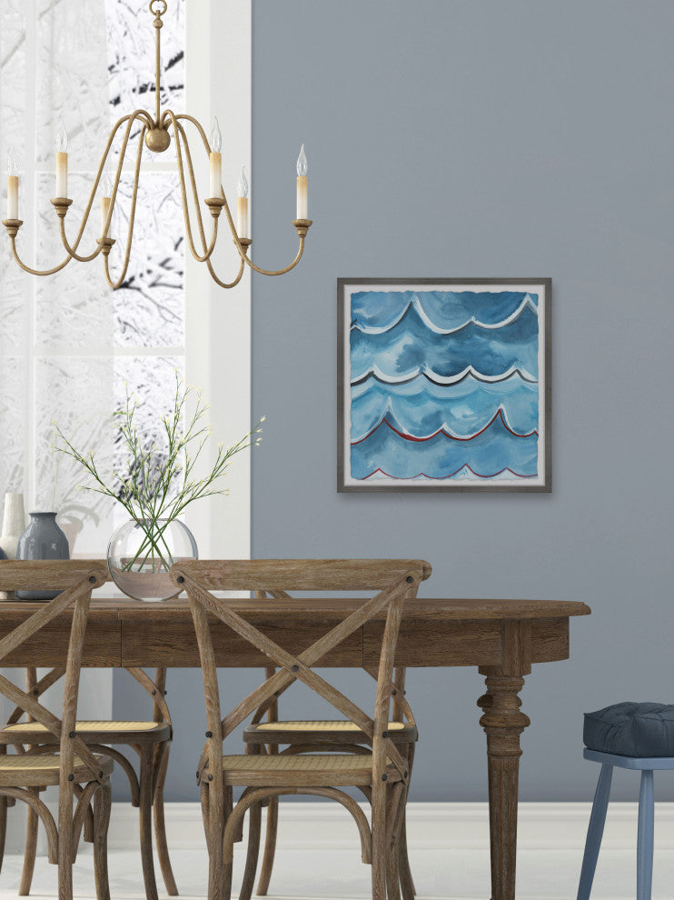 "The Next Wave" Framed Painting Print