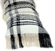 Black and White Geo Long Lumbar Throw Pillow
