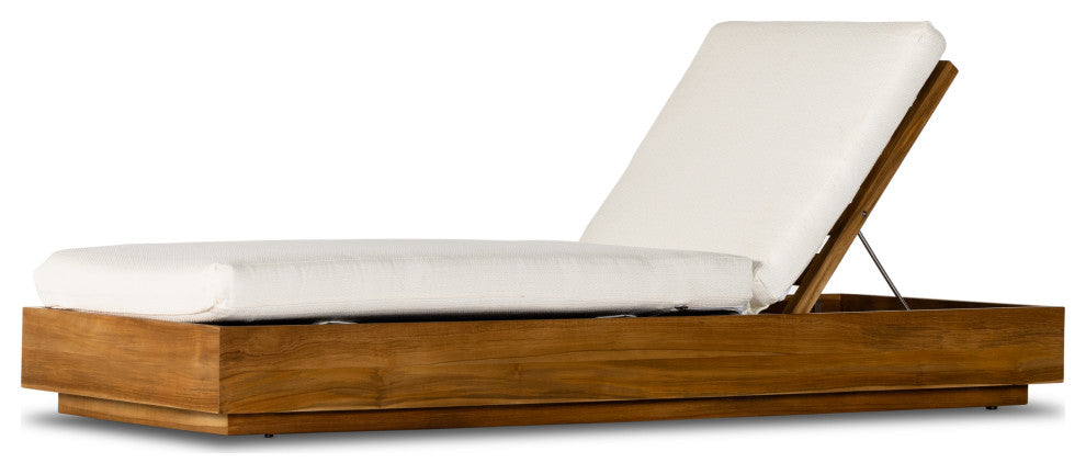 Kinta Outdoor Chaise Lounge-Ntrl-Fsc