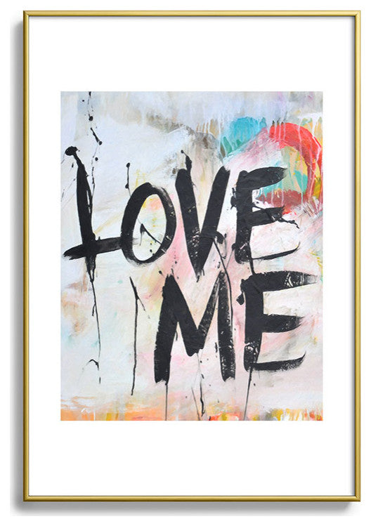 Kent Youngstrom Love Me Metal Framed Art Print