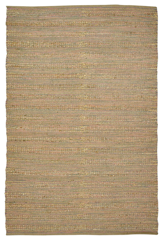 Naturals Sinclair Area Rug, Pink, 2' x 3', Striped