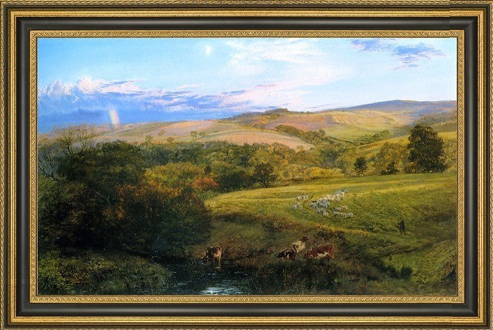 Henry Moore The Rainbow Framed Premium Canvas Print, 18"x27"