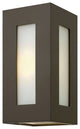 Hinkley Dorian Small Wall Mount Lantern, Bronze