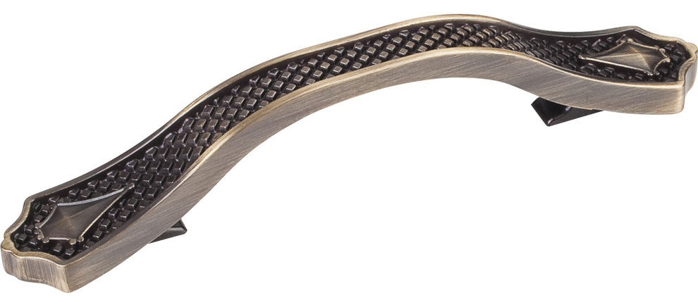 Jeffrey Alexander 212-96ABSB Padua Cabinet Pull, Antique Brushed Satin Brass