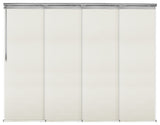 Fidel 4-Panel Track Extendable Vertical Blinds 48-88"W