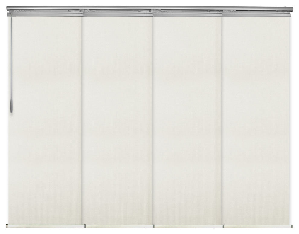 Fidel 4-Panel Track Extendable Vertical Blinds 48-88"W