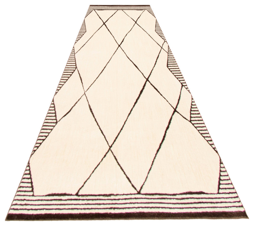 eCarpetGallery Runner Rug for Hallway, Kitchen, 2'8" x 10', Ivory