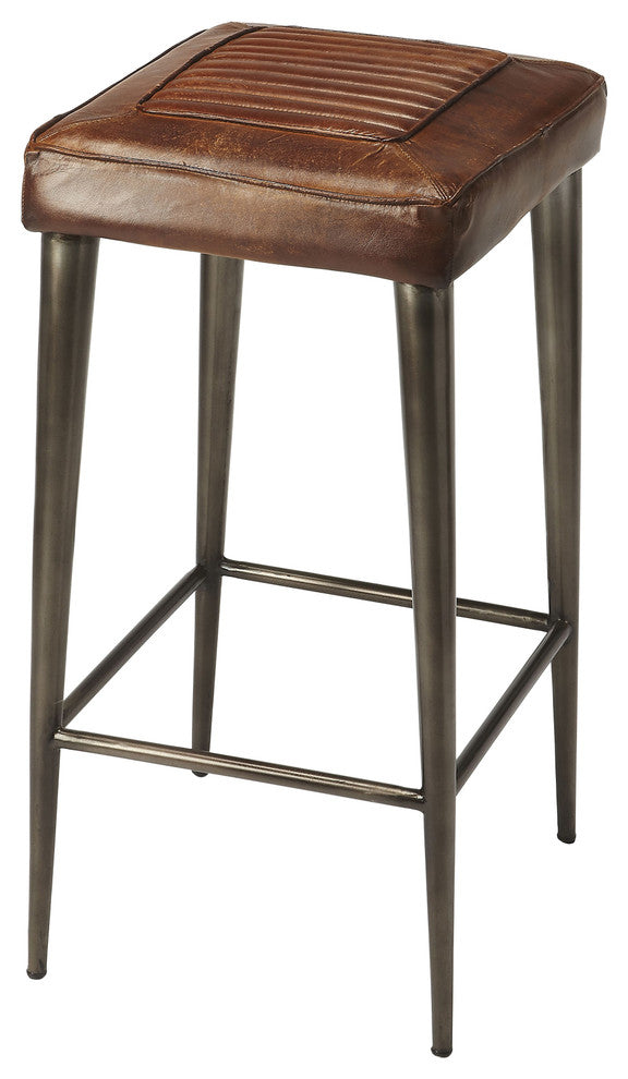 Butler Maxine Leather Bar Stool