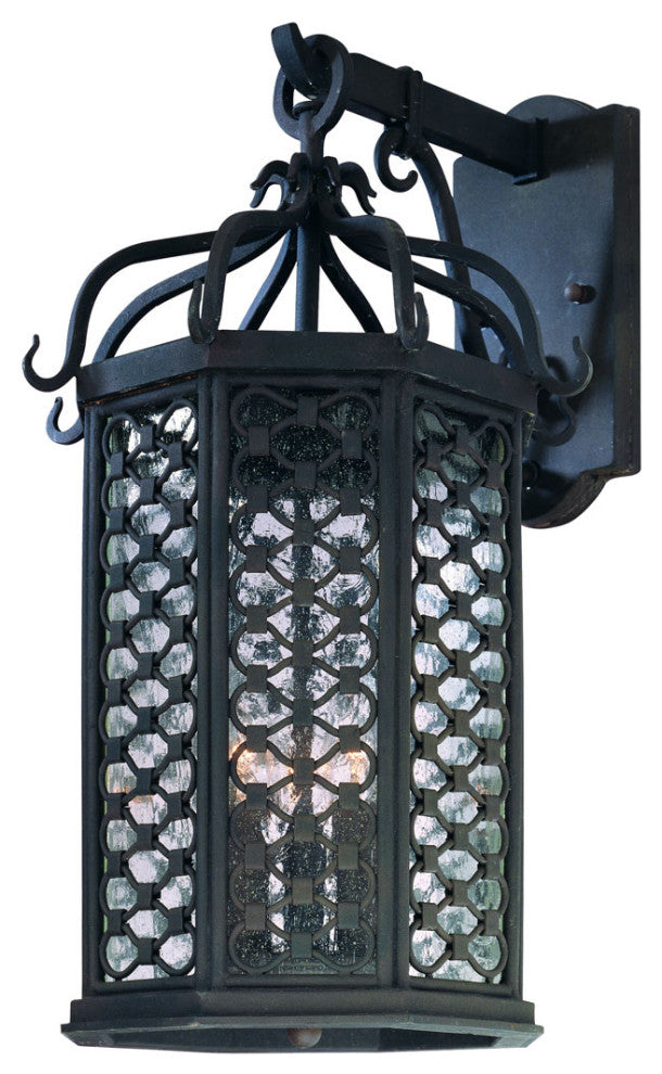 Los Olivos 3-Light Wall Lantern, Old Iron