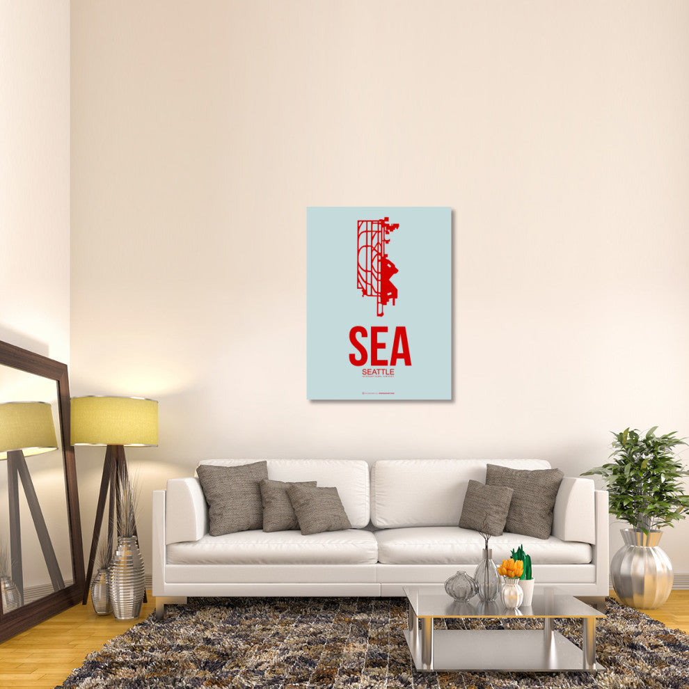 "SEA Seattle Poster 1" Fine Art Print