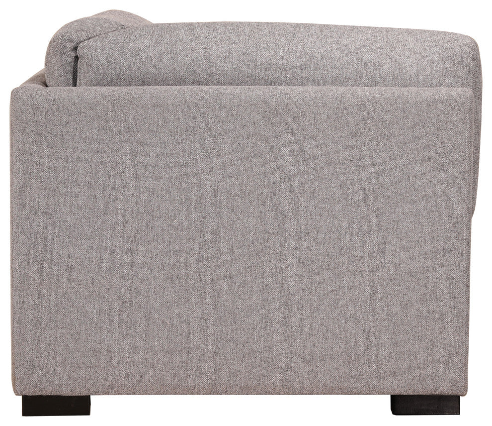 First of A Kind Romeo Corner Chair Gray