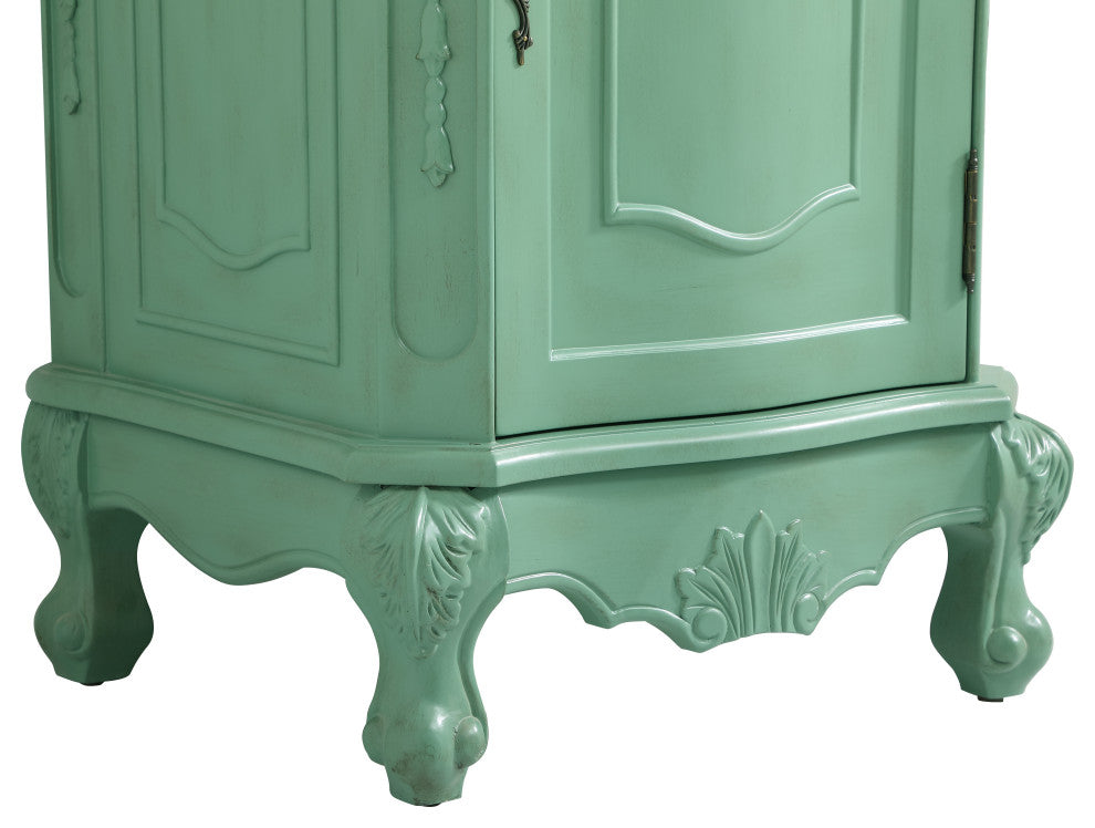 Bathroom Vanity, Vintage Mint, 21", Single Sink