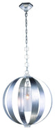 Elegant Lighting Serenity Collection Pendant, Vintage Silver Leaf