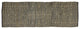 2' X 3' Black Distressed Tribal Scatter Rug