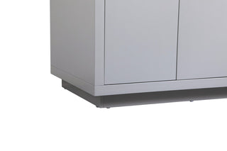 42" Single Bathroom Vanity, Gray, With Backsplash