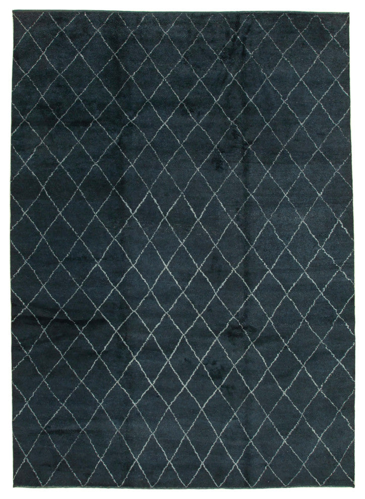 Rug N Carpet - Handmade Unique 9' 10'' x 13' 10'' Moroccan Area Rug