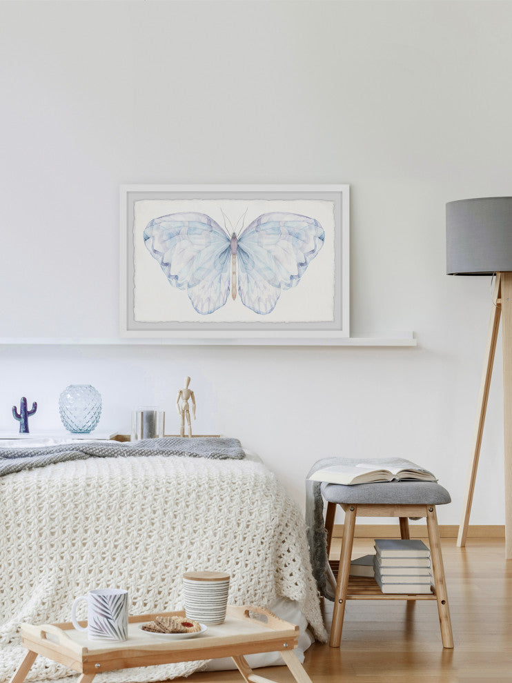 "I Love Butterflies" Framed Painting Print, 12x8
