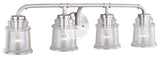 Toledo 4-Light Vanity Satin Nickel