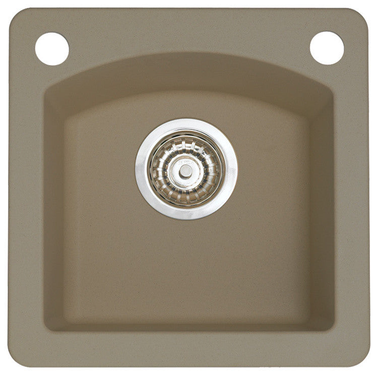Blanco 441295-2 Granite Bar Kitchen Sink, Truffle