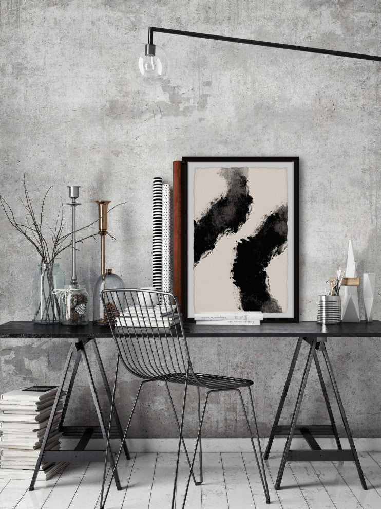 "Broken Ditch" Framed Painting Print, 16x24