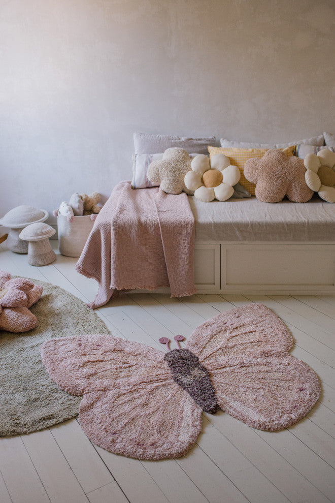 Baby Butterfly Washable Animal Rug