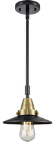 Innovations 447-1S-BAB-M6-LED Railroad 1 Light Mini Pendant, Black Antique Brass