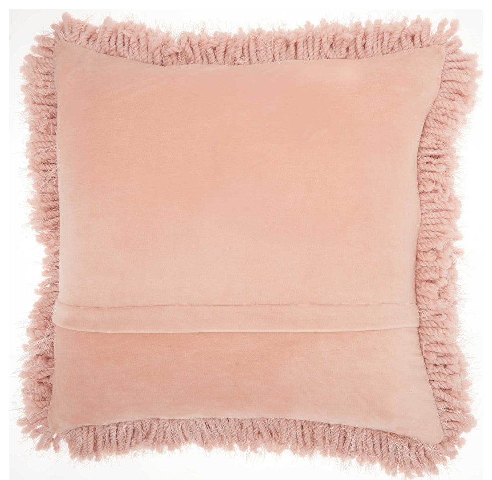 Nourison TL003 Throw Pillow, Rose, 14" x 20"