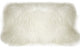 Genuine Mongolian Sheepskin Throw Pillow with Insert (16+ Colors), White