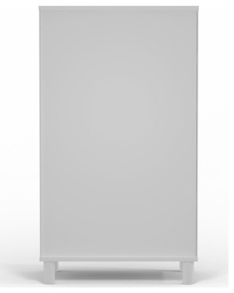 Stapleton 5 Drawer Chest, White
