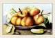 A Dish of Peaches with a Cucumber- Gallery Wrapped Canvas Art 28" x 42"