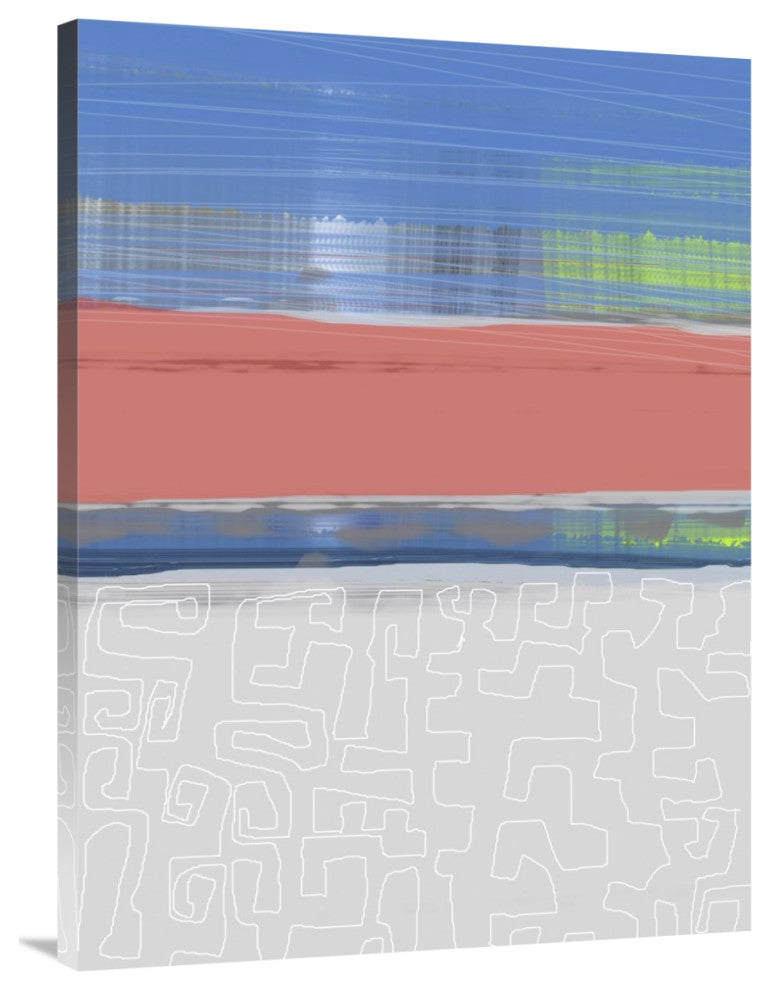 "Abstract  Blue View 2" Fine Art Print