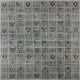 Ahgly Company Indoor Square Mid-Century Modern Area Rugs, 6' Square
