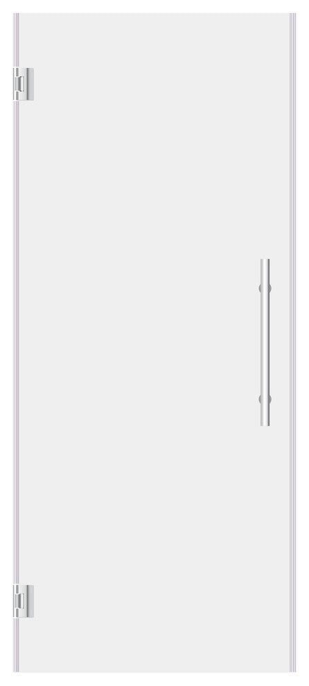 Swing-Out Shower Doors, Frameless, 10mm Clear Tempered Glass, ULTRA-E Collection, 30"x72"