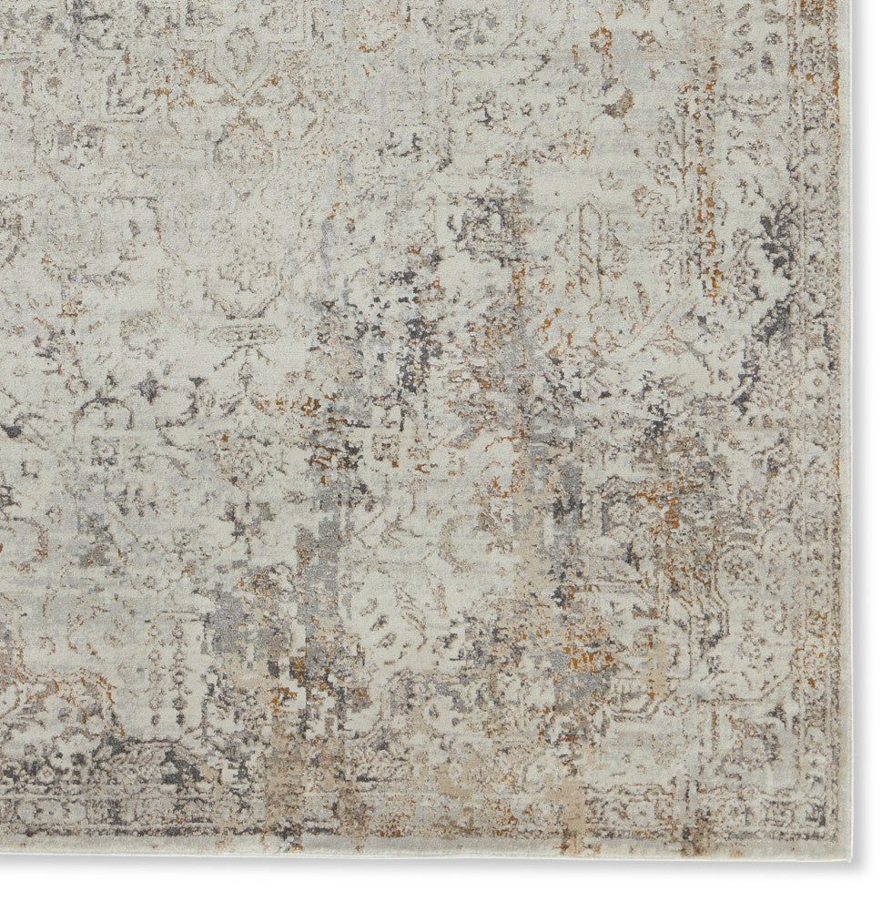 Jaipur Living Belvoir Abstract Light Gray/ Cream Area Rug 7'10"X10'