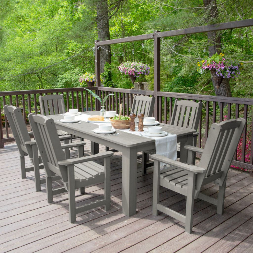 Lehigh 7-Piece Rectangle Dining Set, Harbor Gray